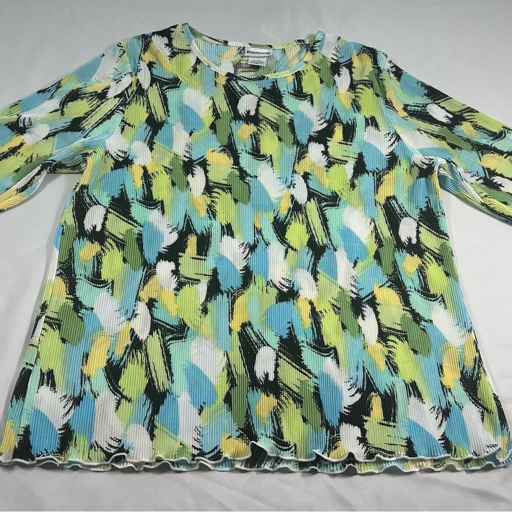⭐️5/25⭐️Bon Worth Multicolor Abstract Top